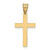 Image of 14K Yellow Gold Florentine Cross Pendant XR110