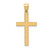 Image of 14K Yellow Gold Florentine Cross Pendant XR111