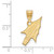 Image of 14K Yellow Gold Florida State University Medium Pendant by LogoArt (4Y072FSU)