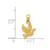 Image of 14K Yellow Gold Flying Dove Pendant