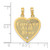 Image of 14K Yellow Gold Forever and Ever Breakable Heart Pendant