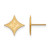 14K Yellow Gold Furman University Small Post Earrings by LogoArt