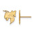 14K Yellow Gold Georgia Institute of Technology Sm Post Earrings LogoArt 4Y048GT