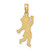 Image of 14K Yellow Gold Girl Pendant K3172