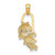 Image of 14K Yellow Gold Girl with Jump Rope Pendant