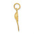 Image of 14K Yellow Gold Golf Ball Charm D3475