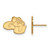 14K Yellow Gold Gonzaga University Small Post Earrings by LogoArt