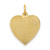 Image of 14K Yellow Gold Grandma Heart Charm C1709