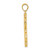 Image of 14K Yellow Gold Greek Key Cross Pendant
