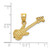 Image of 14K Yellow Gold Guitar Pendant C413