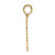 Image of 14K Yellow Gold Gymnastics Floor Pendant