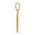Image of 14K Yellow Gold Heart Pendant C292