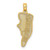 Image of 14K Yellow Gold Hilton Head Map Pendant