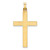 Image of 14K Yellow Gold Hollow Cross Pendant XR248