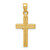 Image of 14K Yellow Gold Hollow Crucifix Pendant D3228