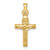 Image of 14K Yellow Gold Hollow Crucifix Pendant XR1840
