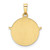 Image of 14K Yellow Gold Holy Spirit Medal Round Pendant