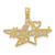 Image of 14K Yellow Gold I Heart Hollywood Star Pendant