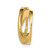 Image of 14K Yellow Gold Infinity Figure Eight Polished & Textured Slide Pendant