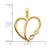 Image of 14K Yellow Gold Infinity Heart Pendant