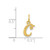 Image of 14K Yellow Gold Initial C Charm YC1060C
