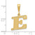 Image of 14K Yellow Gold Initial E Pendant C1449-E