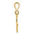 Image of 14K Yellow Gold Initial F Pendant C569F Image of 14K Yellow Gold Initial F Pendant C569F