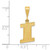 Image of 14K Yellow Gold Initial I Pendant C1449-I Image of 14K Yellow Gold Initial I Pendant C1449-I