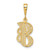 Image of 14K Yellow Gold Initial J Pendant C569J
