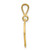 Image of 14K Yellow Gold Initial O Pendant C569O