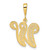 Image of 14K Yellow Gold Initial W Pendant C569W Image of 14K Yellow Gold Initial W Pendant C569W
