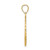 Image of 14K Yellow Gold Jamaica & Dolphins On Disk Pendant