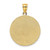 Image of 14K Yellow Gold Jamaica & Dolphins On Disk Pendant
