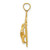 Image of 14K Yellow Gold Key West Reversible Flip Flops Pendant