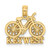 Image of 14K Yellow Gold Key West Under Bicycle Pendant