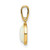 Image of 14K Yellow Gold Lab Created Opal Pendant