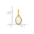Image of 14K Yellow Gold Lab Created Opal Pendant