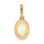 Image of 14K Yellow Gold Lab Created Opal Pendant