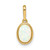 Image of 14K Yellow Gold Lab Created Opal Pendant