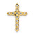 Image of 14k Yellow Gold Lab Grown Diamond SI1/SI2 GHI Cross Pendant 4951 Image of 14k Yellow Gold Lab Grown Diamond SI1/SI2 GHI Cross Pendant 4951