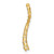 Image of 14K Yellow Gold Lab Grown Diamond SI1/SI2, G H I, Wavy Pendant