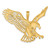 Image of 14K Yellow Gold Large Eagle Pendant