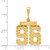 Image of 14K Yellow Gold Large Shiny-Cut Number 96 Pendant Image of 14K Yellow Gold Large Shiny-Cut Number 96 Pendant