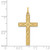 Image of 14K Yellow Gold Laser Designed Cross Pendant XR1198