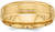 Image of 14K Yellow Gold Light Comfort Fit Fancy Band Ring YB103L