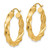 Image of 26mm 14K Yellow Gold Light Twisted Hoop Earrings TF591