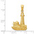 Image of 14K Yellow Gold Lighthouse Pendant C2458