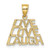 Image of 14K Yellow Gold Live, Laugh, Love Pendant