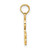 Image of 14K Yellow Gold Love Script with Flower Pendant Image of 14K Yellow Gold Love Script with Flower Pendant