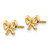 Image of 6mm 14K Yellow Gold Madi K Bows Screwback Earrings